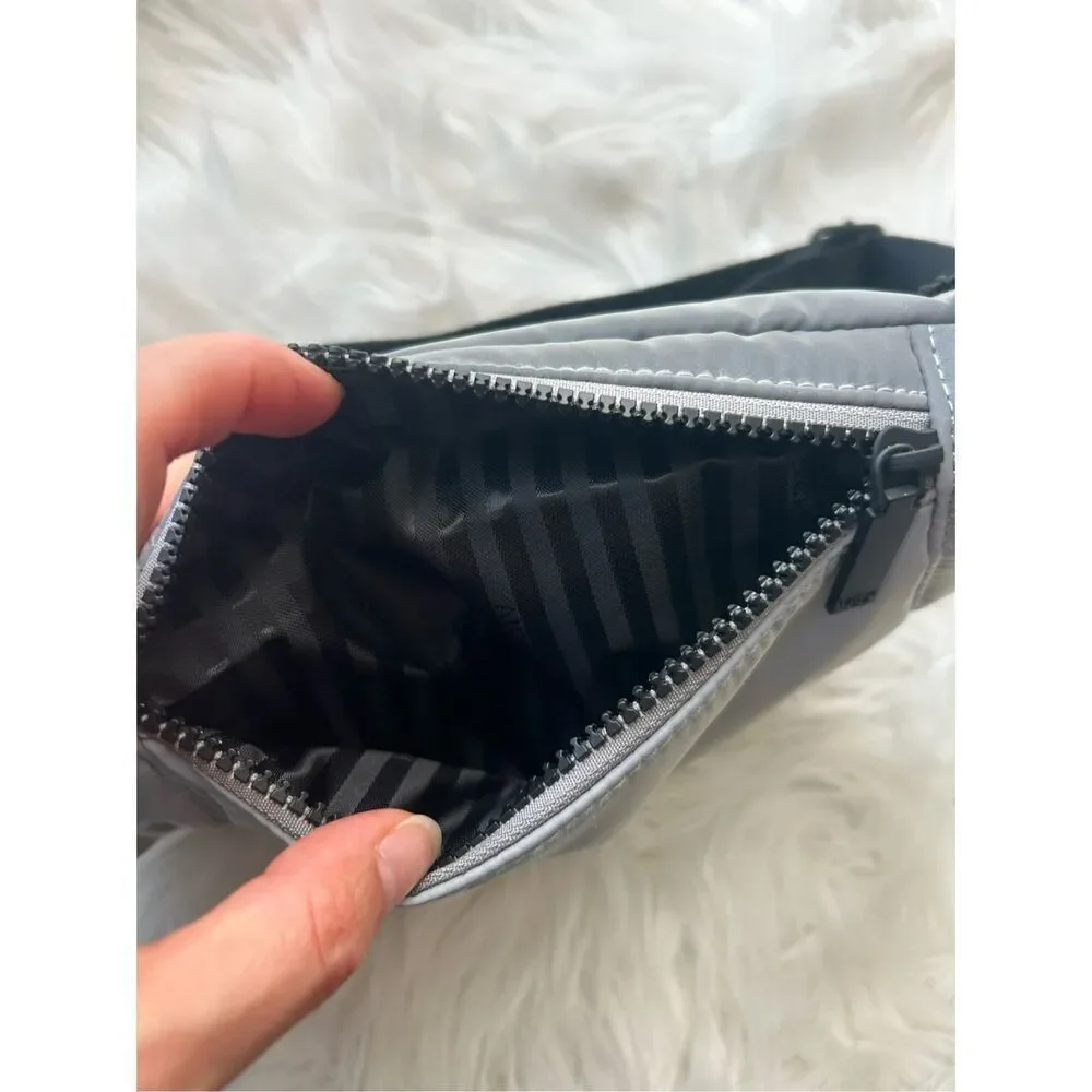 Victoria’s Secret belt bag/fanny pack, grey color reflective adjustable straps N
